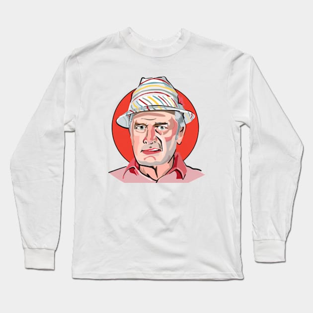 Lou Loomis Al Czervik Caddyshack Fanart Long Sleeve T-Shirt by Ahana Hilenz